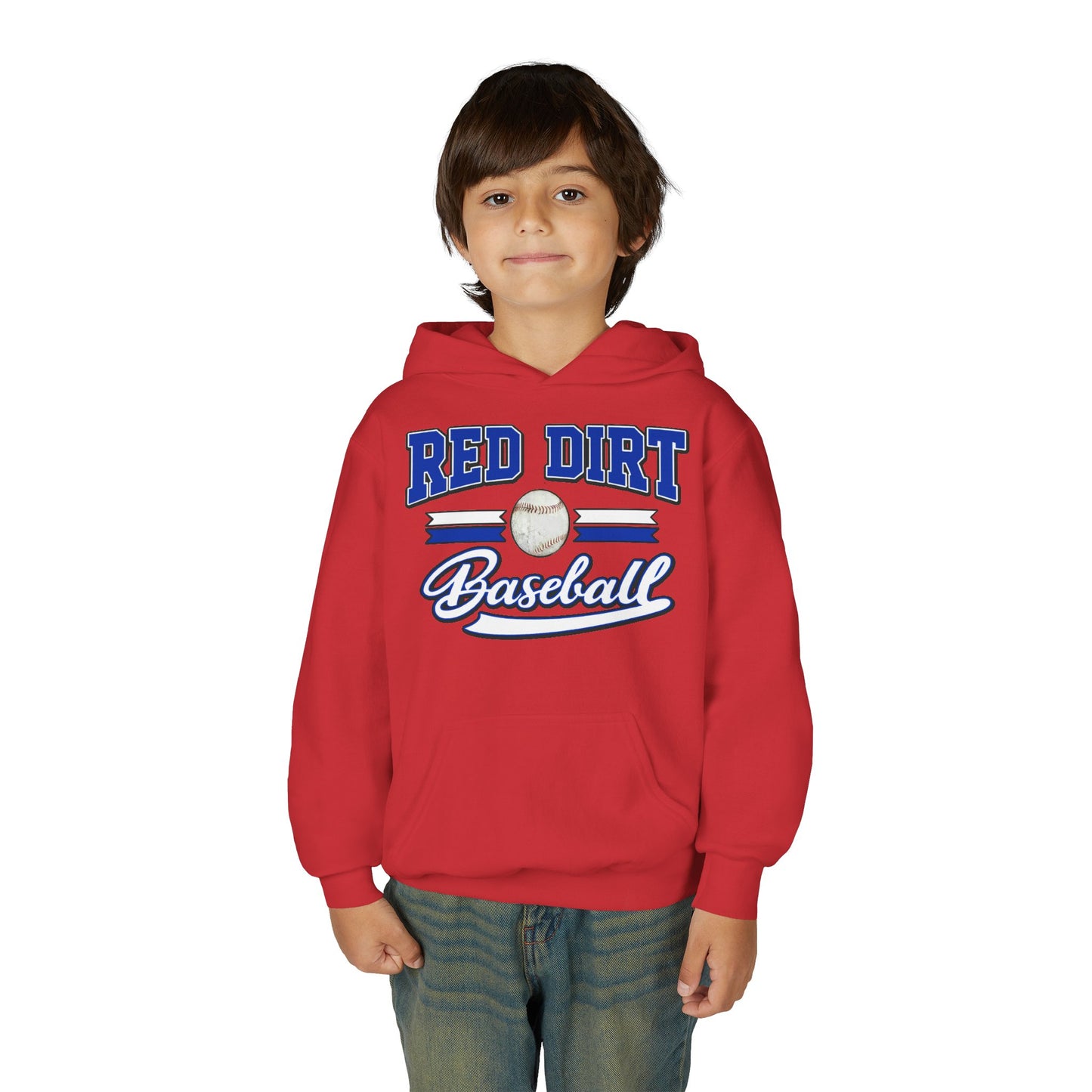Youth Red Dirt Baseball Double Banner Sweatshirt