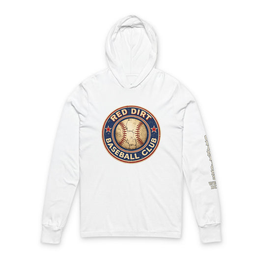 Red Dirt Baseball Club Hooded Long Sleeve Tee
