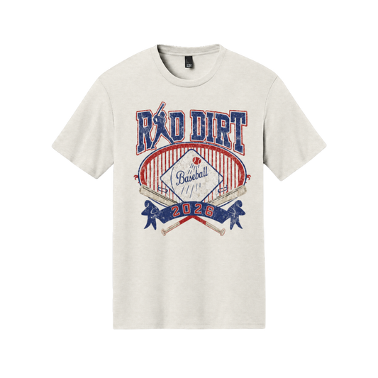 Red Dirt Vintage Baseball Tee
