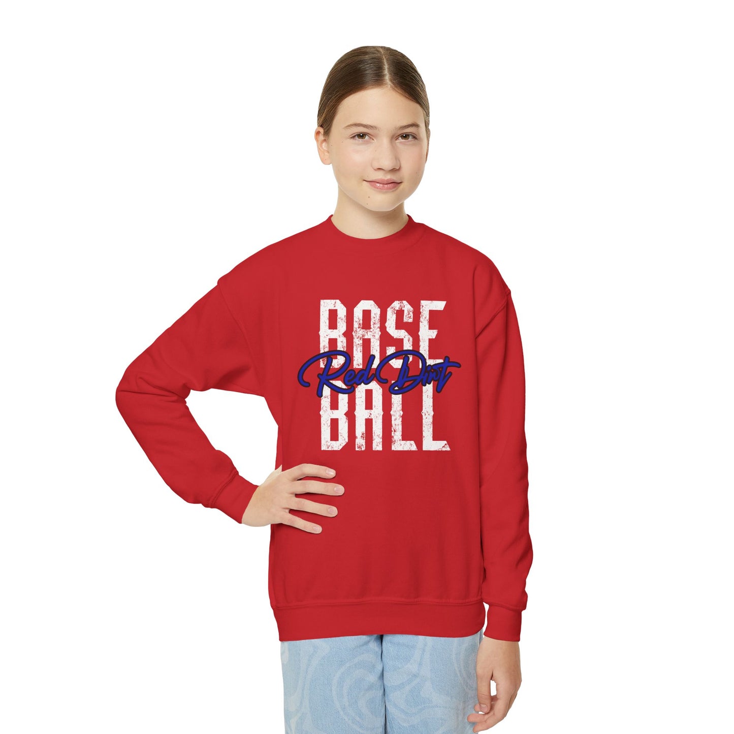 Youth Stacked Red Dirt Sweatshirt