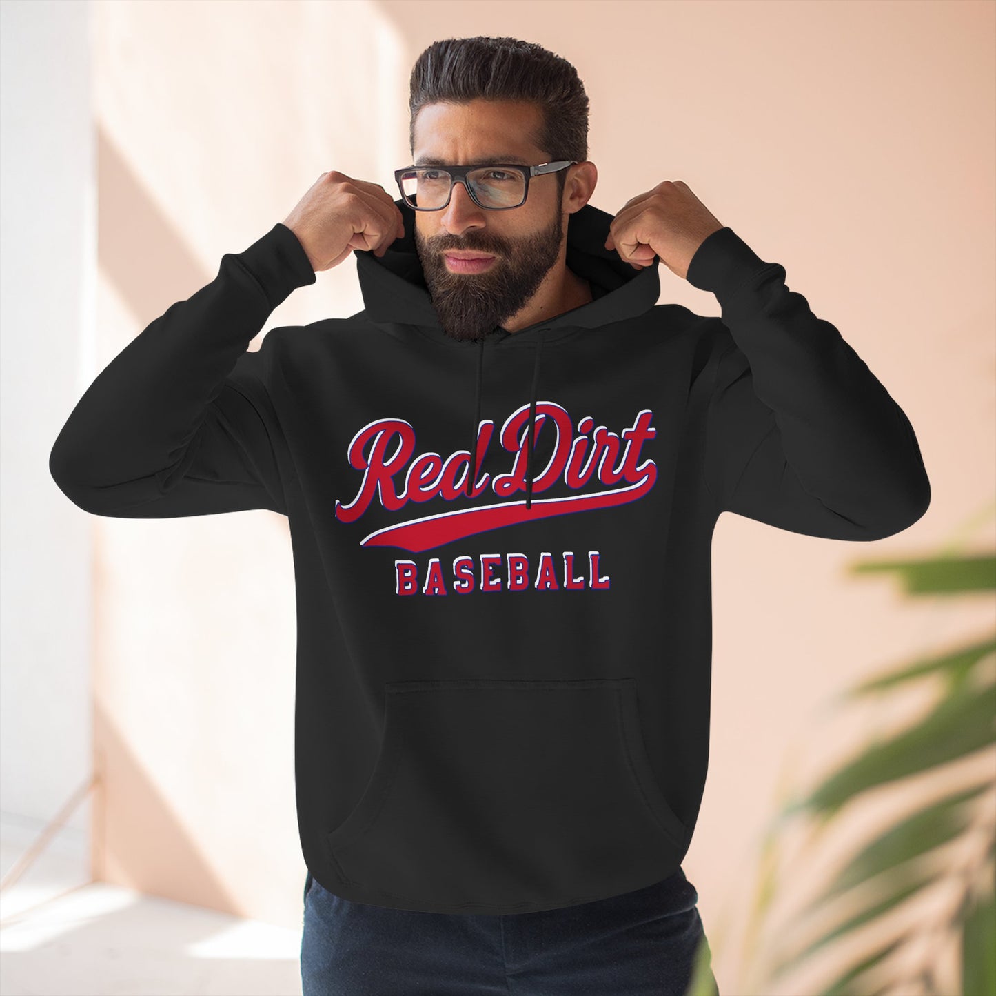 Red Dirt Script Baseball Hoodie