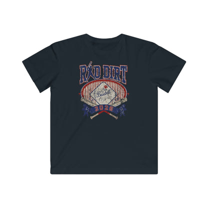 Youth Red Dirt Vintage Baseball Tee