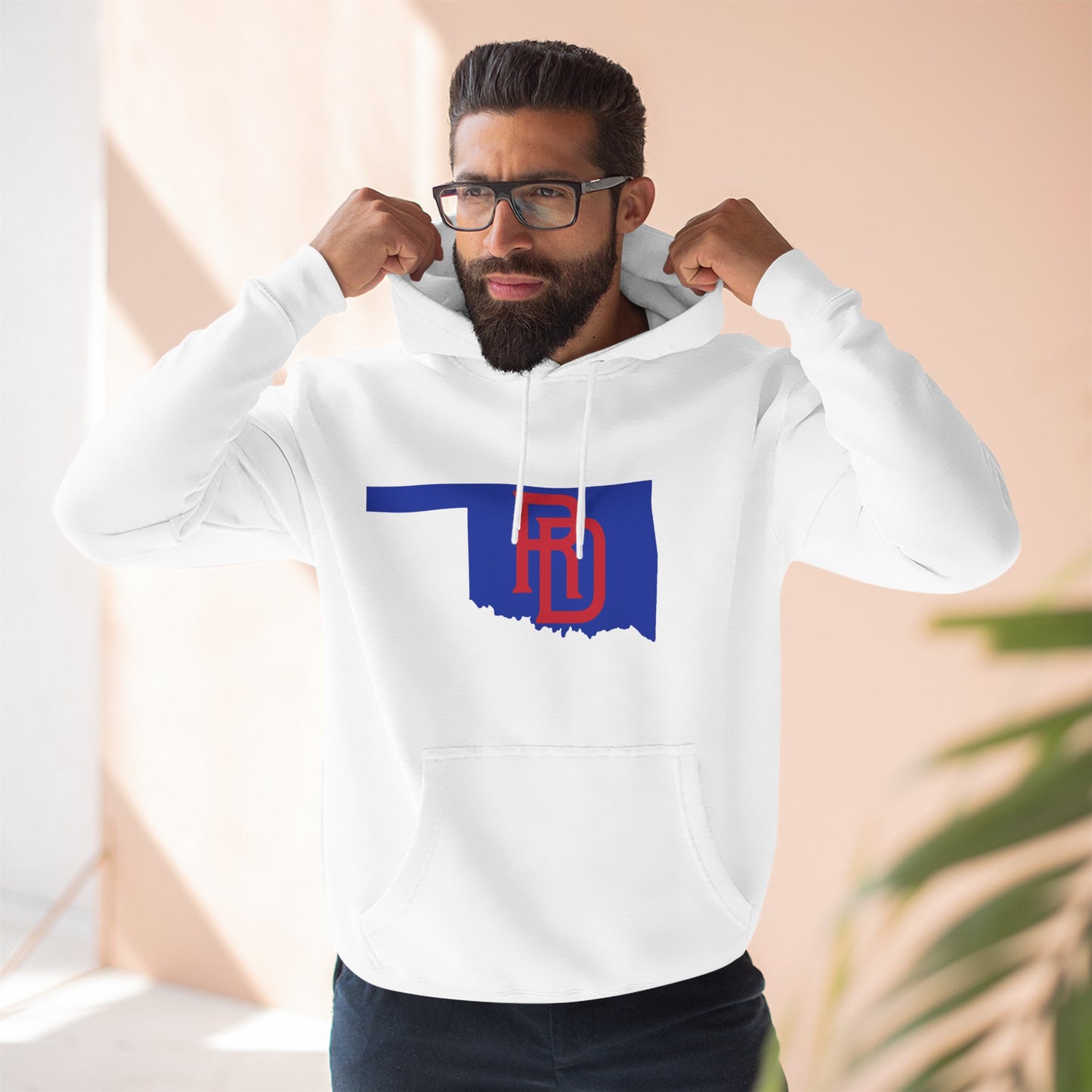 Red Dirt State Logo Baseball Hoodie