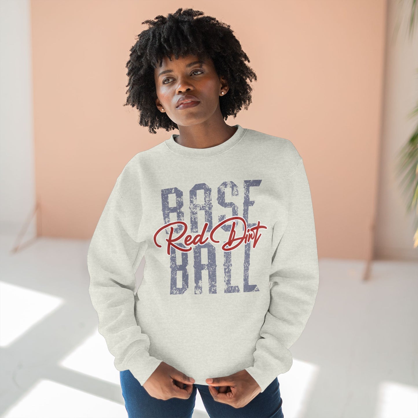 Red Dirt Stacked Baseball Sweatshirt