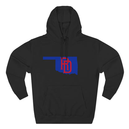 Red Dirt State Logo Baseball Hoodie