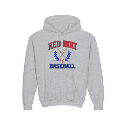 Youth Red Dirt Baseball Crest Hoodie