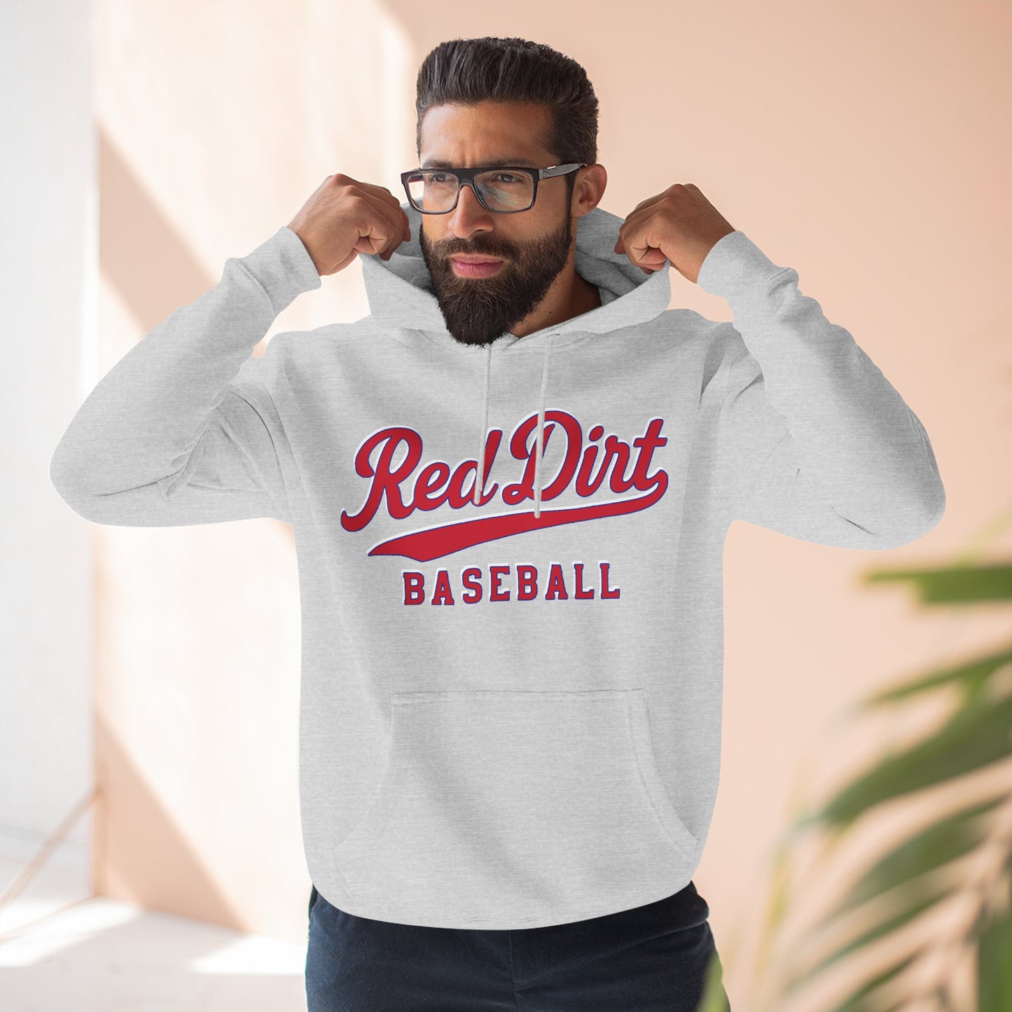 Red Dirt Script Baseball Hoodie