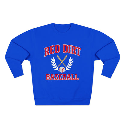 Red Dirt Baseball Crest Crewneck Sweatshirt