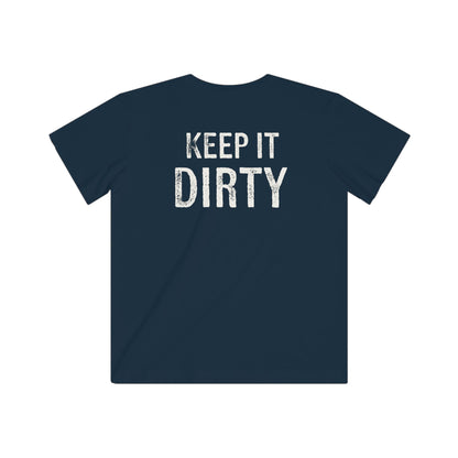 Youth Red Dirt Keep It Dirty Baseball Tee