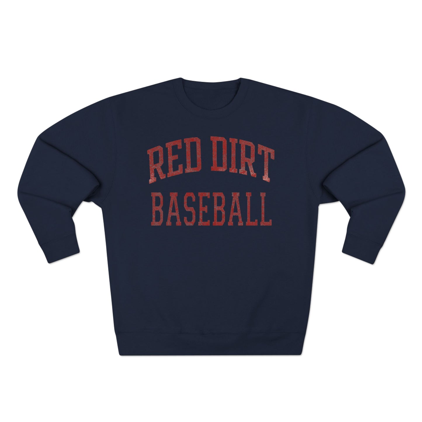 Worn Red Dirt Baseball Crewneck Sweatshirt