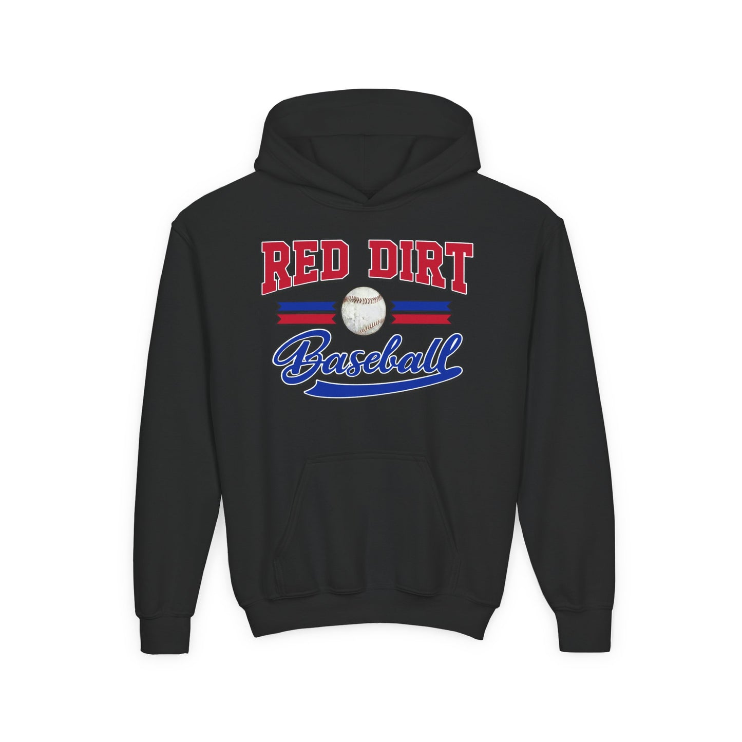 Youth Red Dirt Baseball Double Banner Sweatshirt
