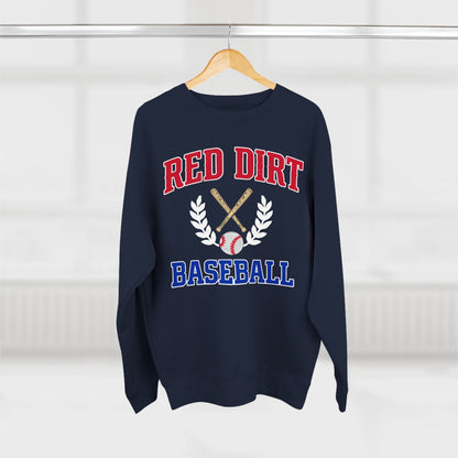 Red Dirt Baseball Crest Crewneck Sweatshirt