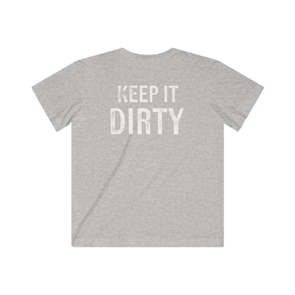 Youth Red Dirt Keep It Dirty Baseball Tee