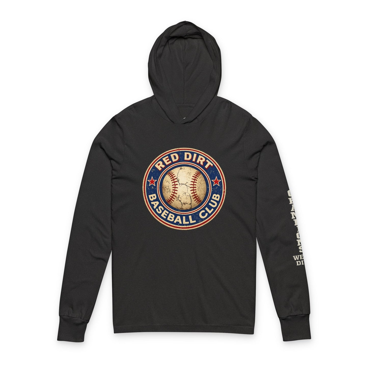 Red Dirt Baseball Club Hooded Long Sleeve Tee