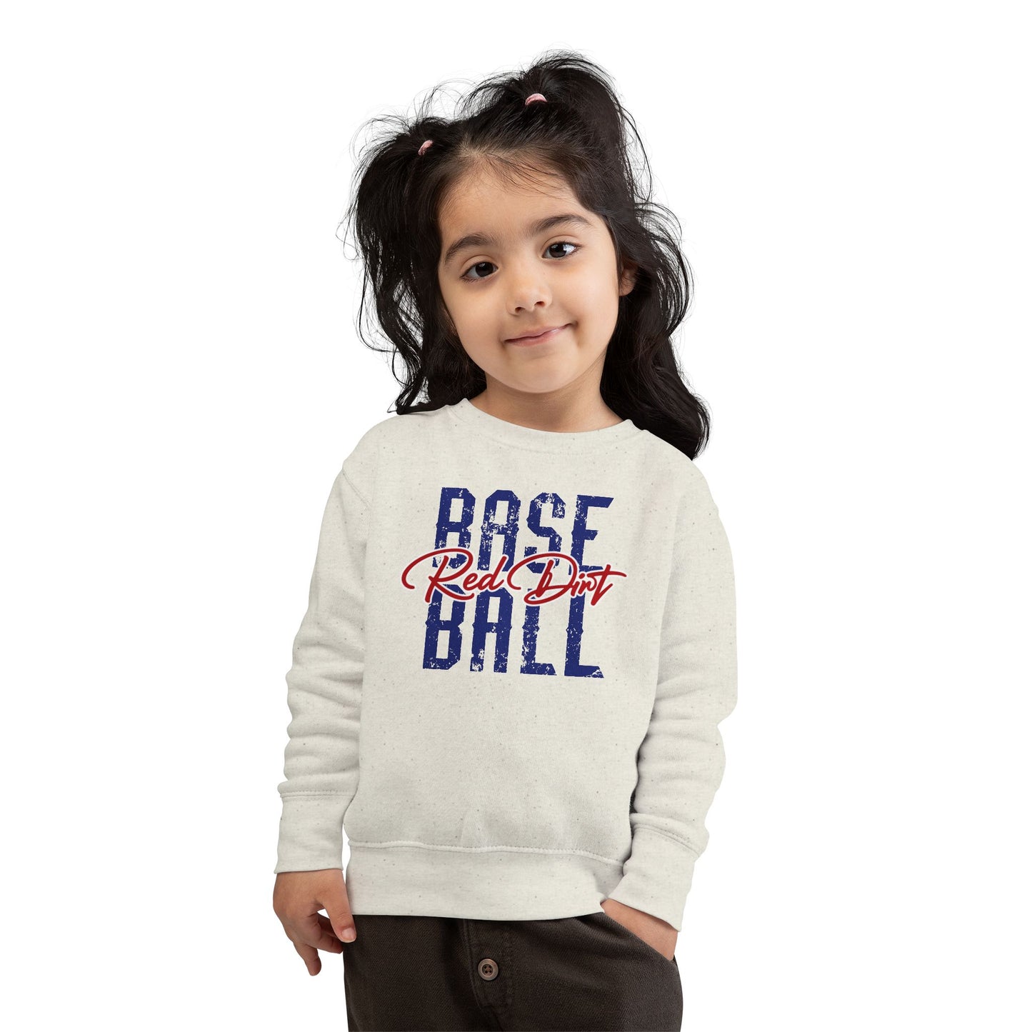 Toddler Red Dirt Baseball Crewneck Sweatshirt