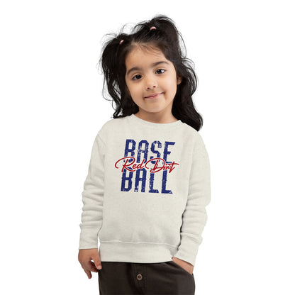Toddler Red Dirt Baseball Crewneck Sweatshirt