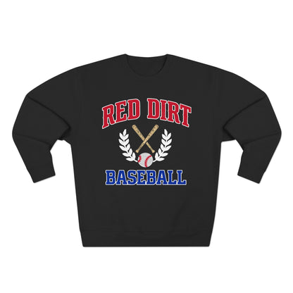 Red Dirt Baseball Crest Crewneck Sweatshirt