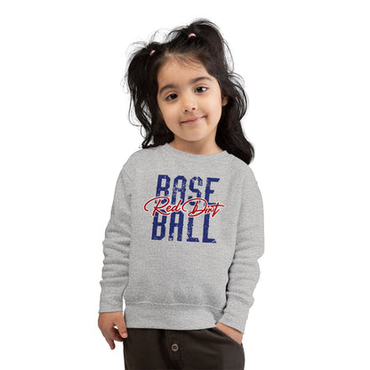 Toddler Red Dirt Baseball Crewneck Sweatshirt