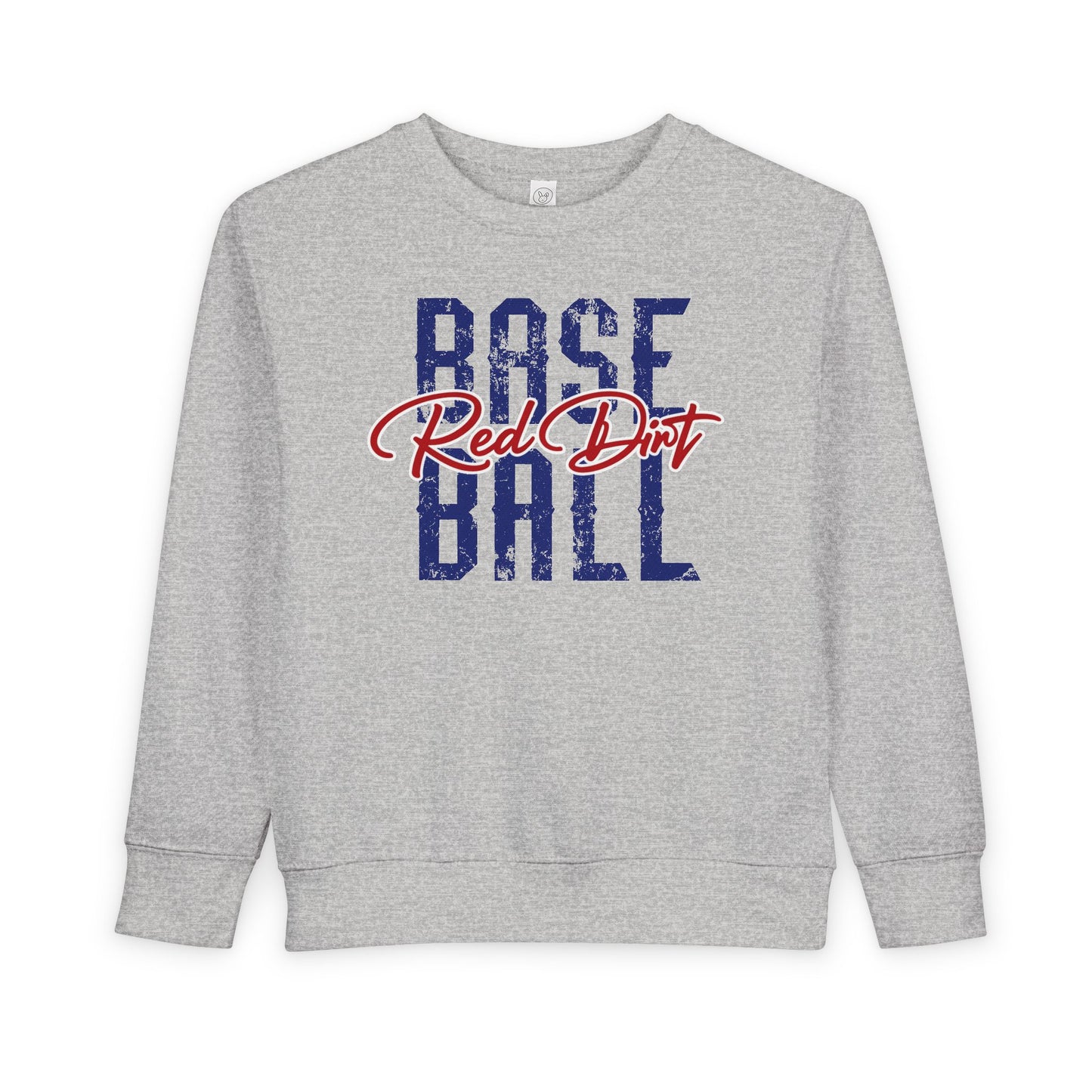 Toddler Red Dirt Baseball Crewneck Sweatshirt