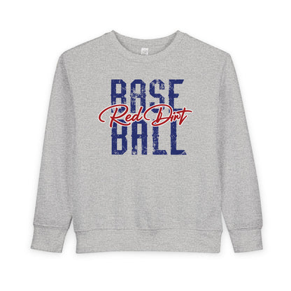 Toddler Red Dirt Baseball Crewneck Sweatshirt