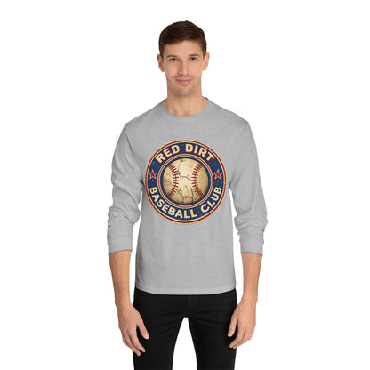 Vintage Red Dirt Baseball Club Long Sleeve Tee