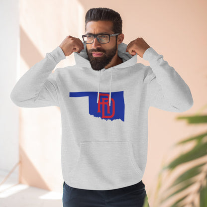 Red Dirt State Logo Baseball Hoodie