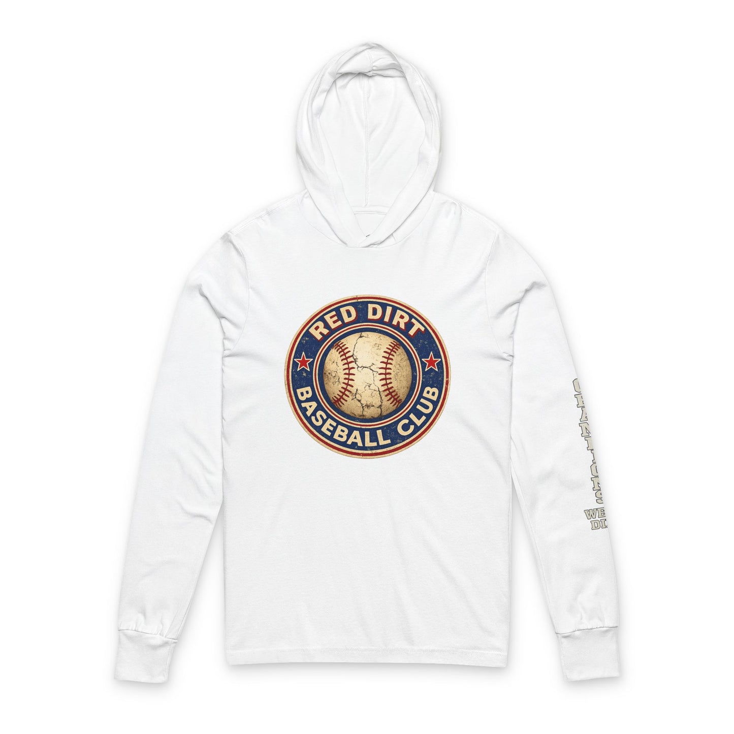 Red Dirt Baseball Club Hooded Long Sleeve Tee