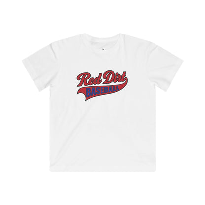 Youth Red Dirt Baseball Vintage Banner Tee