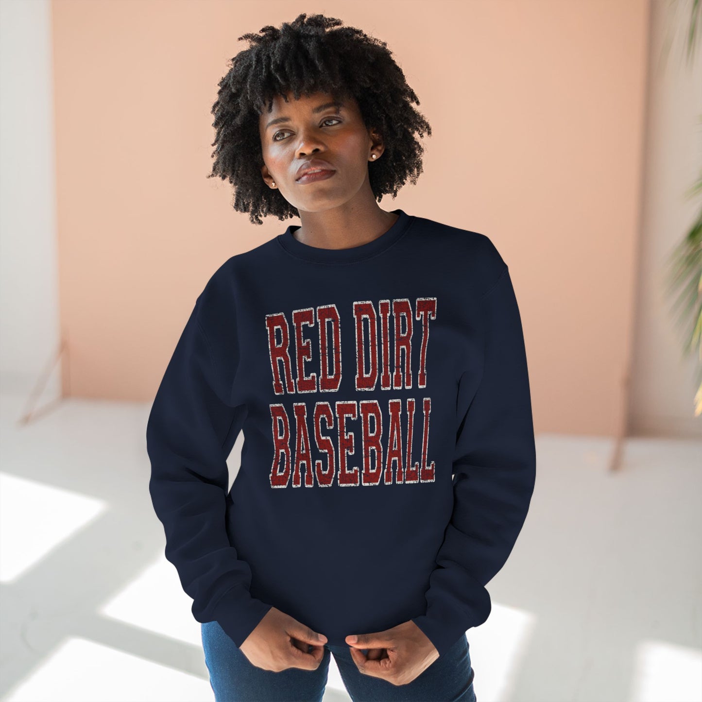 Vintage Distressed Collegiate Sweatshirt
