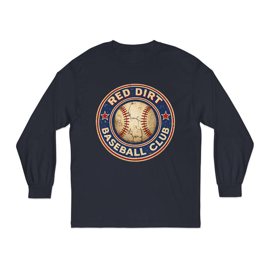 Vintage Red Dirt Baseball Club Long Sleeve Tee