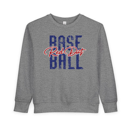 Toddler Red Dirt Baseball Crewneck Sweatshirt