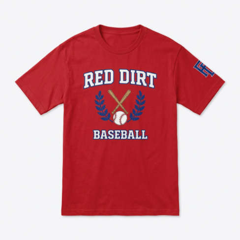 Red Dirt Baseball Crest Tee