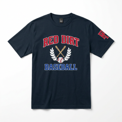 Red Dirt Baseball Crest Tee