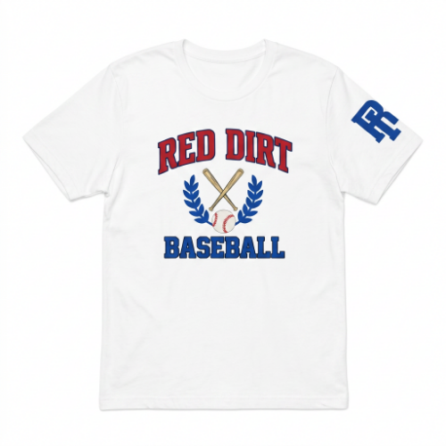 Red Dirt Baseball Crest Tee