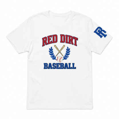 Red Dirt Baseball Crest Tee