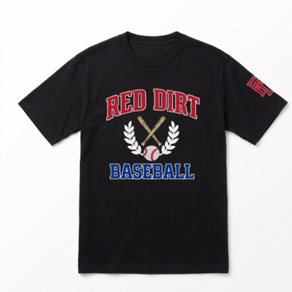 Red Dirt Baseball Crest Tee