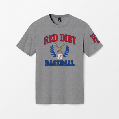 Red Dirt Baseball Crest Tee