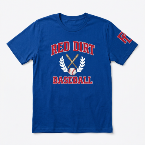 Red Dirt Baseball Crest Tee