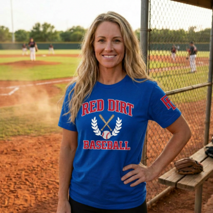 Red Dirt Baseball Crest Tee
