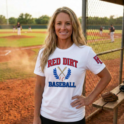 Red Dirt Baseball Crest Tee