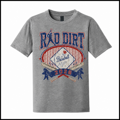 Red Dirt Vintage Baseball Tee