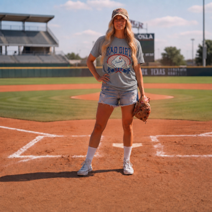 Red Dirt Vintage Baseball Tee