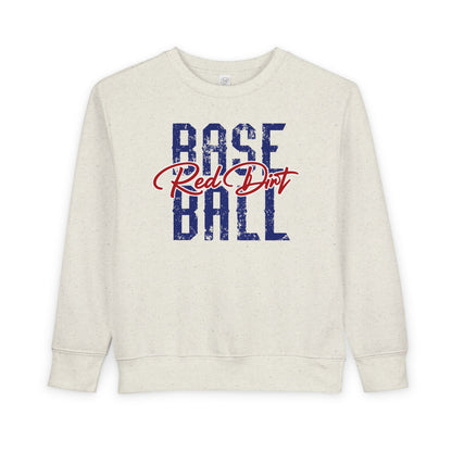 Toddler Red Dirt Baseball Crewneck Sweatshirt