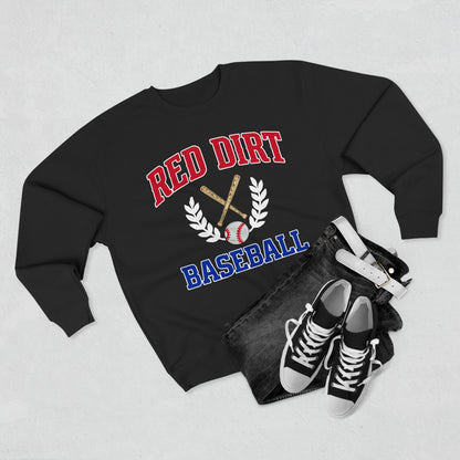 Red Dirt Baseball Crest Crewneck Sweatshirt