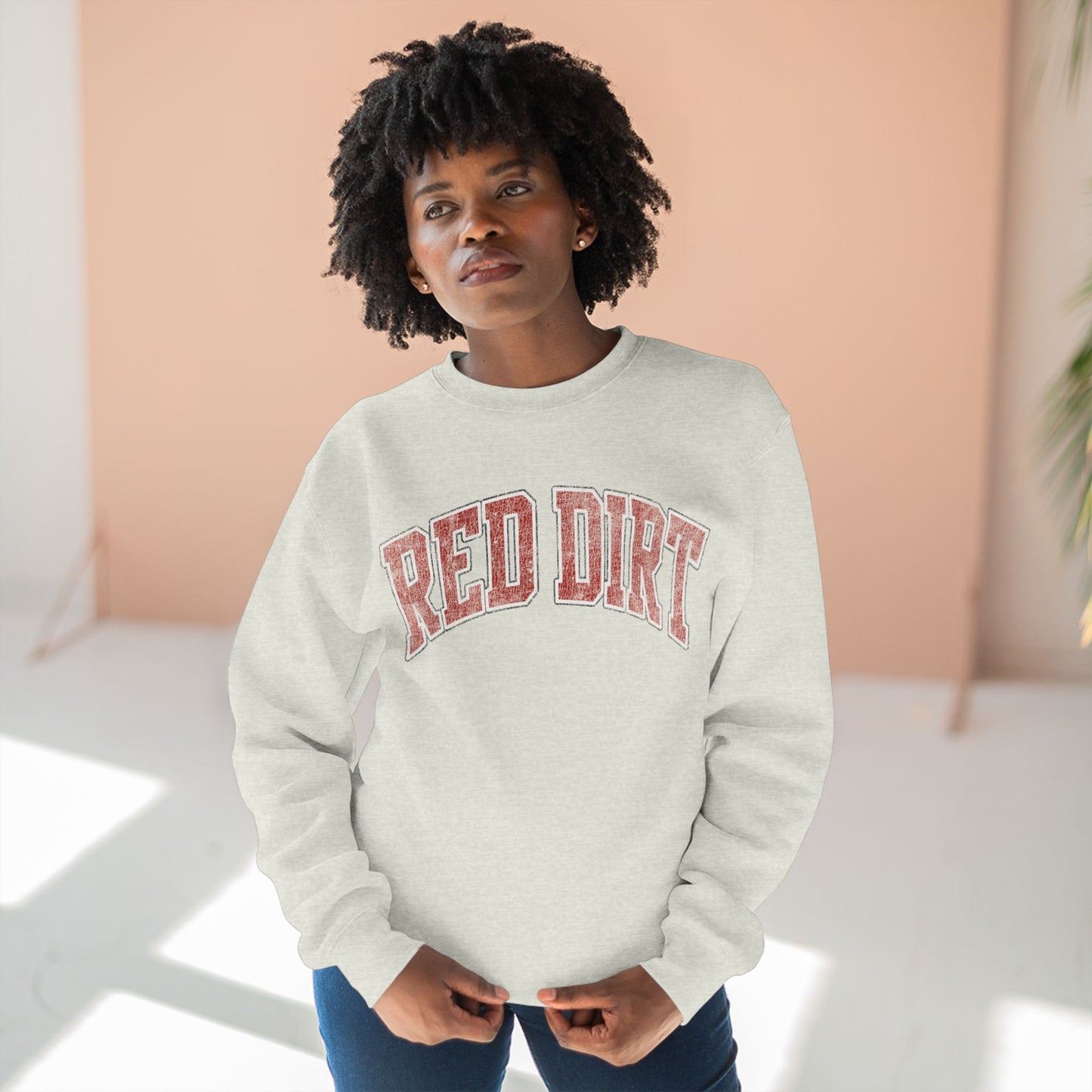 Arched Red Dirt Baseball Crewneck Sweatshirt