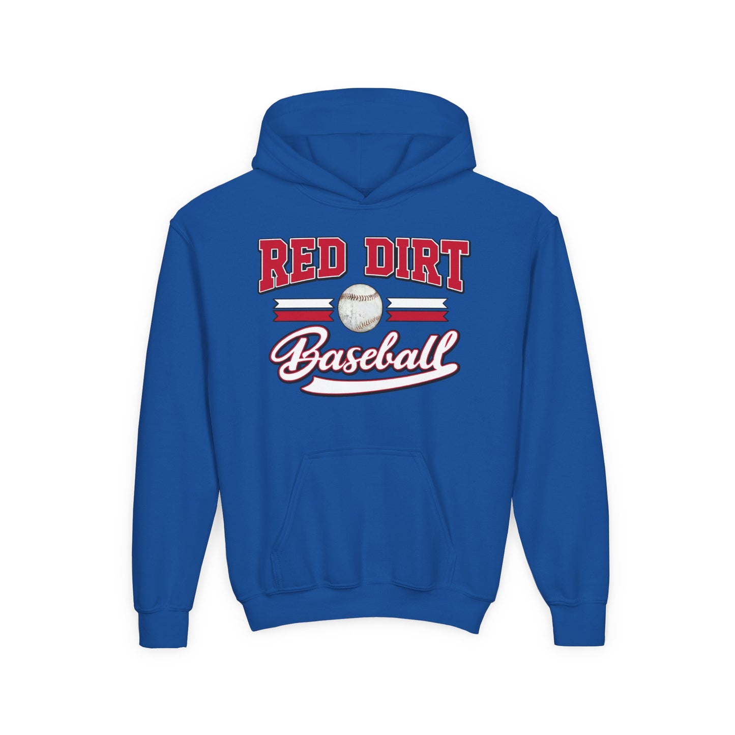 Youth Red Dirt Baseball Double Banner Sweatshirt