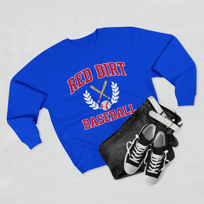 Red Dirt Baseball Crest Crewneck Sweatshirt