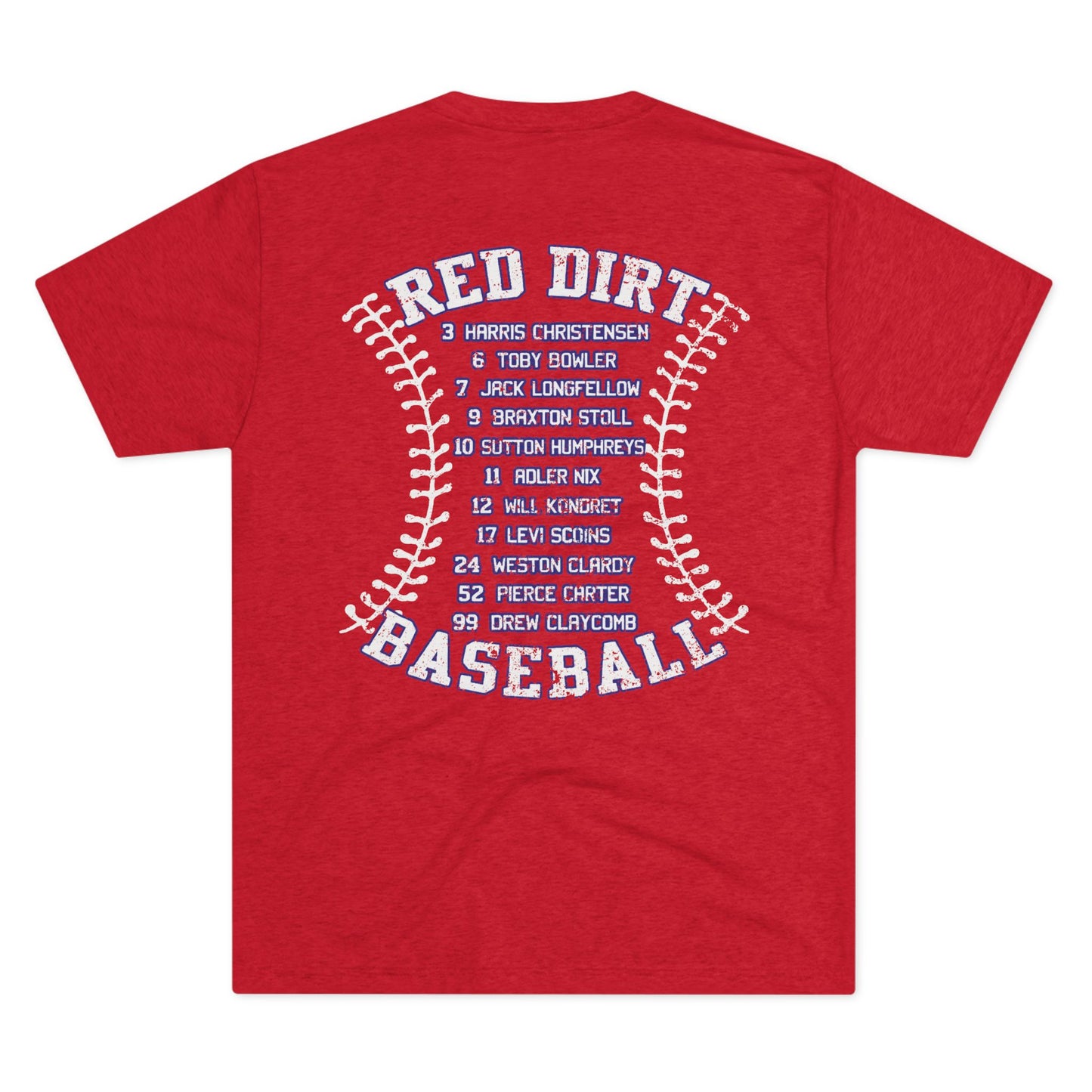 Red Dirt 8U Team Tee