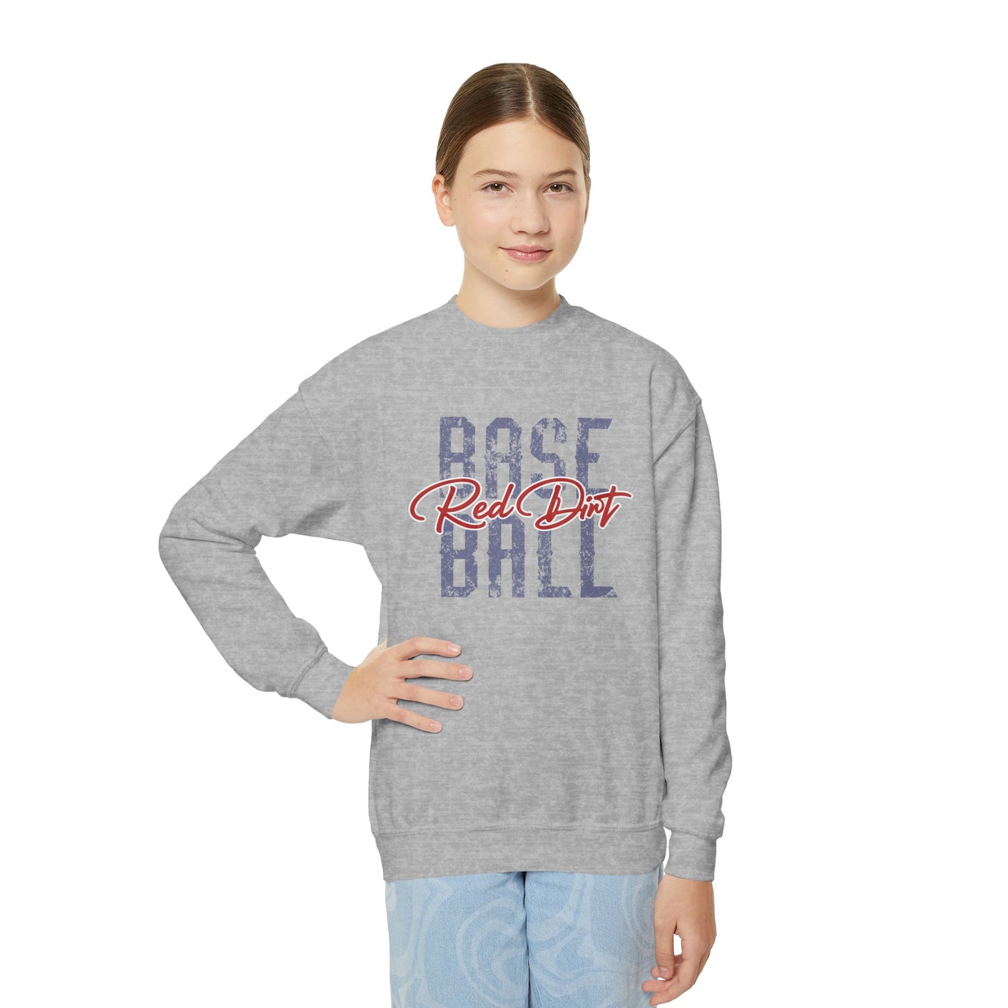 Youth Stacked Red Dirt Sweatshirt