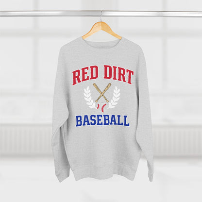 Red Dirt Baseball Crest Crewneck Sweatshirt